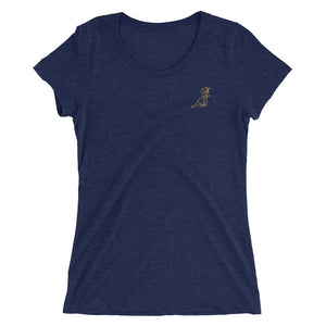 Ladies' (or who ever) soft short sleeve Gold Dino T