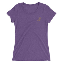 Load image into Gallery viewer, Ladies&#39; (or who ever) soft short sleeve Gold Dino T
